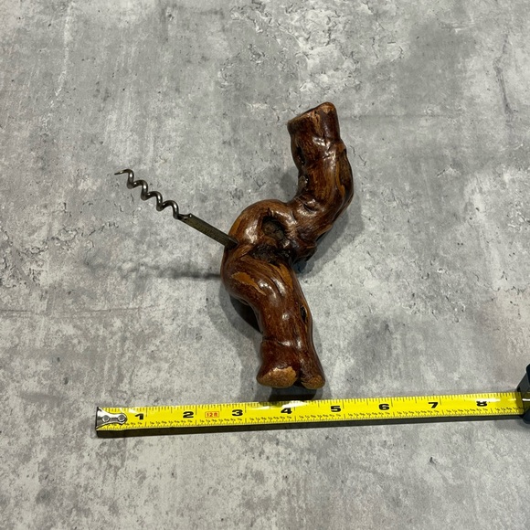 Vintage Corkscrew Laurent Siret Rochefort France wooden handle - Picture 7 of 12